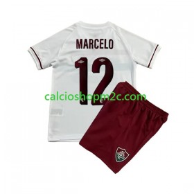 Fluminense Marcelo 12 Bambino Maglia Trasferta 2023/2024 Manica Corta (+ Pantaloncini)